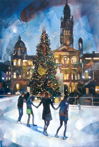 Skating, George Square